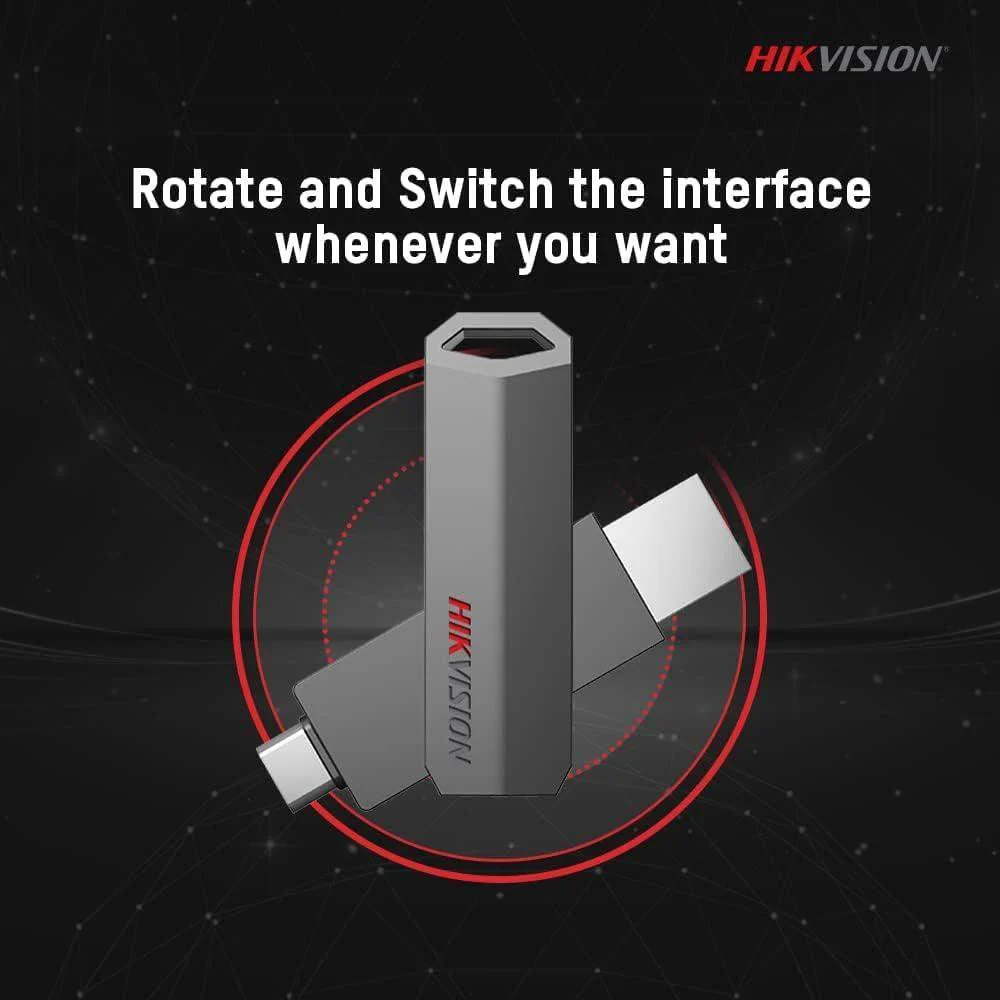Hikvision E304C 128GB OTG Type-C & USB 3.2 Flash Memory