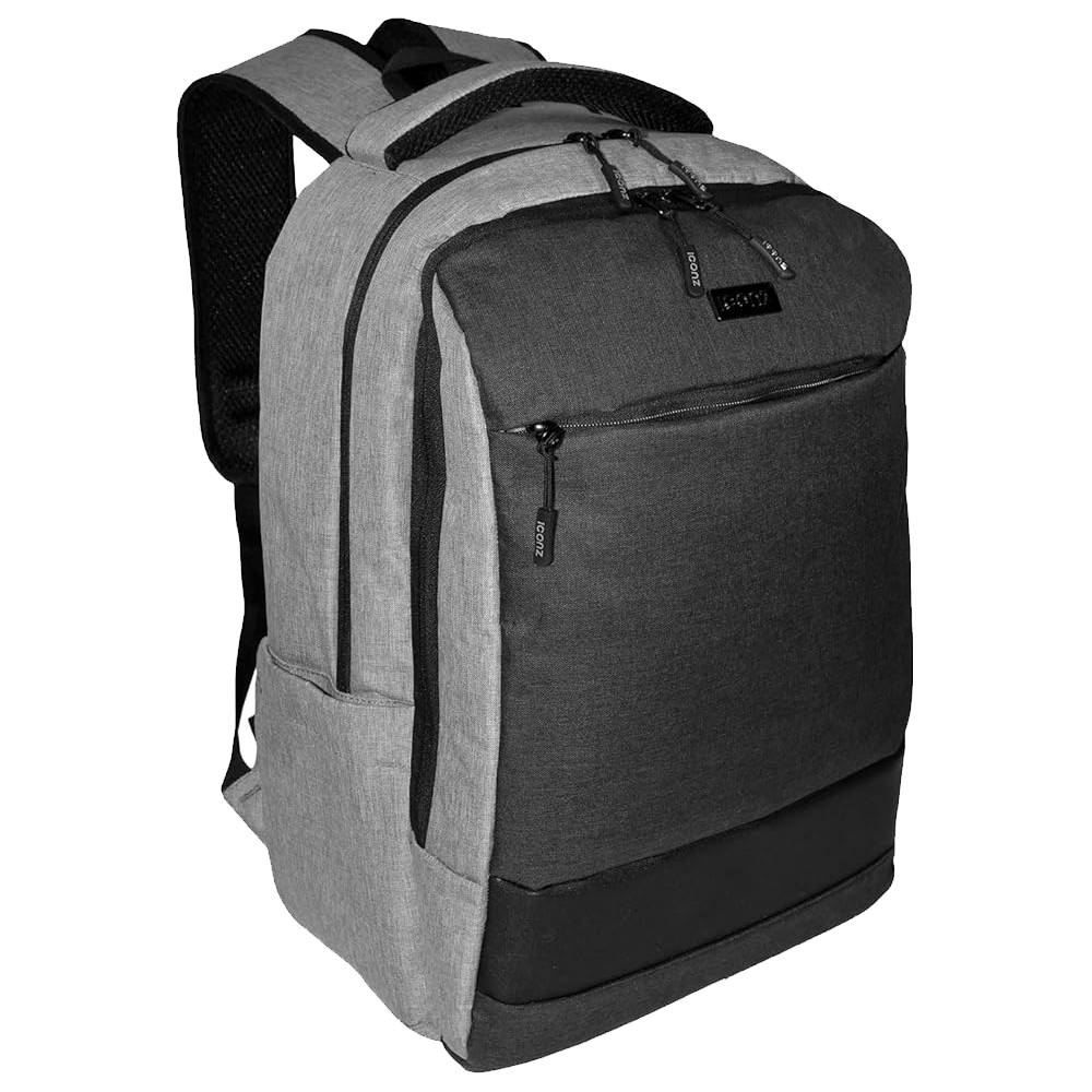 Iconz Madrid 4047 15.6 Inch Laptop Backpack - Black&Grey