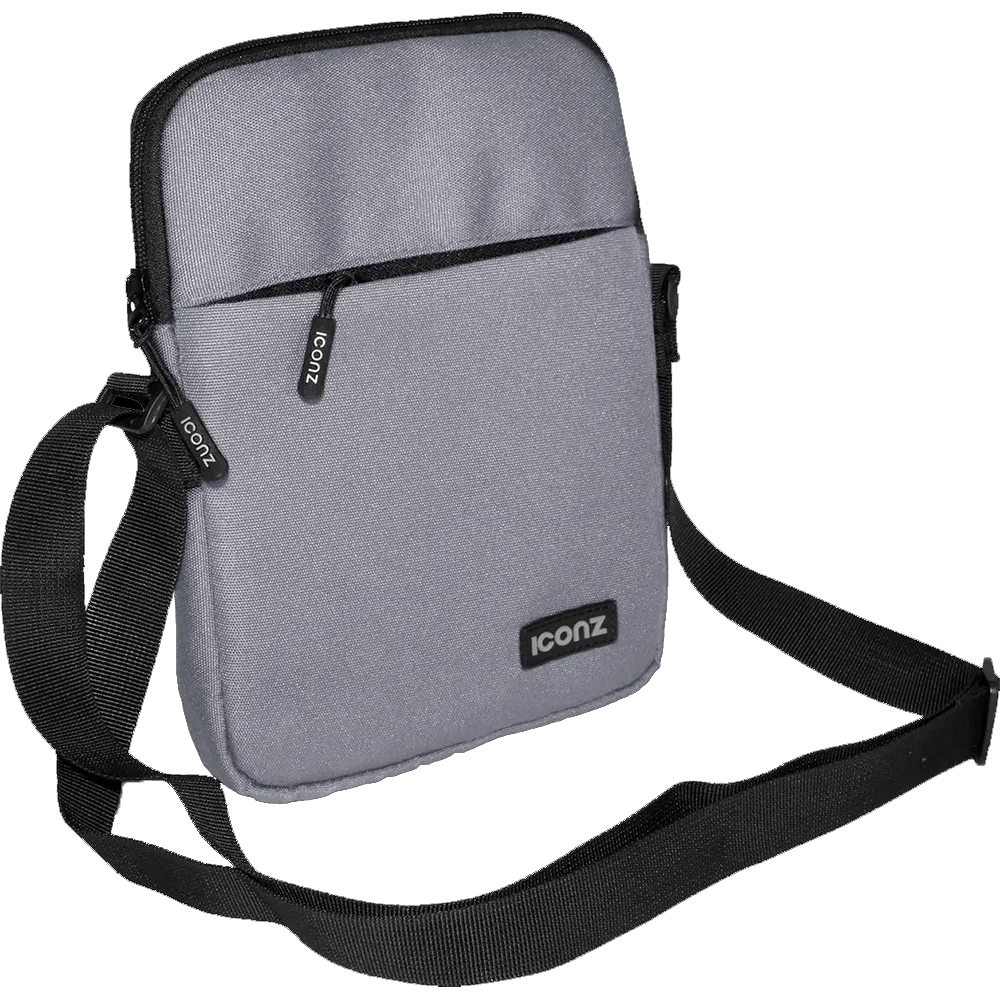 Iconz Vienna A 1033 9 Inch Crossbody Bag - Gray