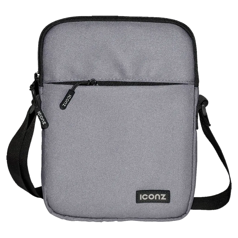 Iconz Vienna A 1033 9 Inch Crossbody Bag - Gray