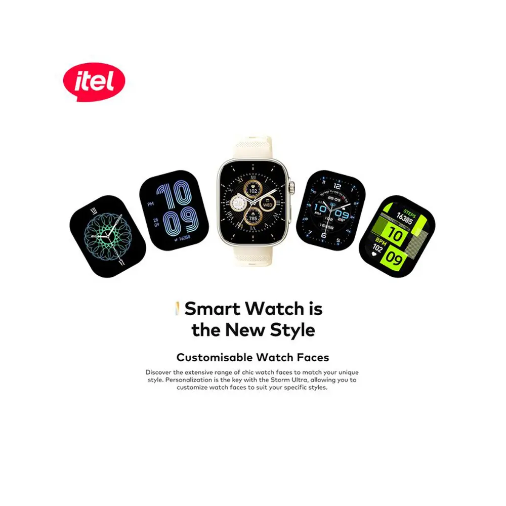 Itel ISW-O23 Storm Ultra Smart Watch - Black