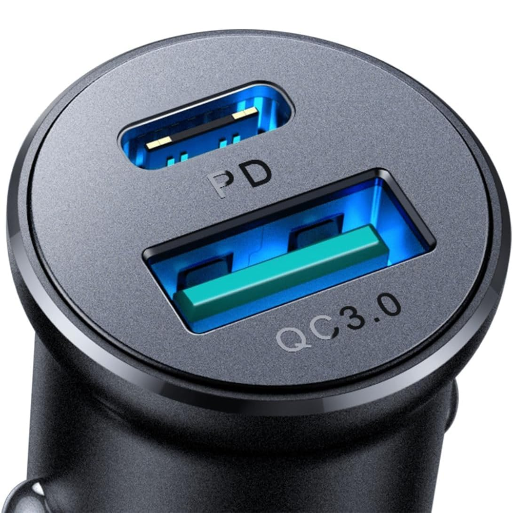 Joyroom JR-CCN05 Mini 30W USB & Type-C Car Charger