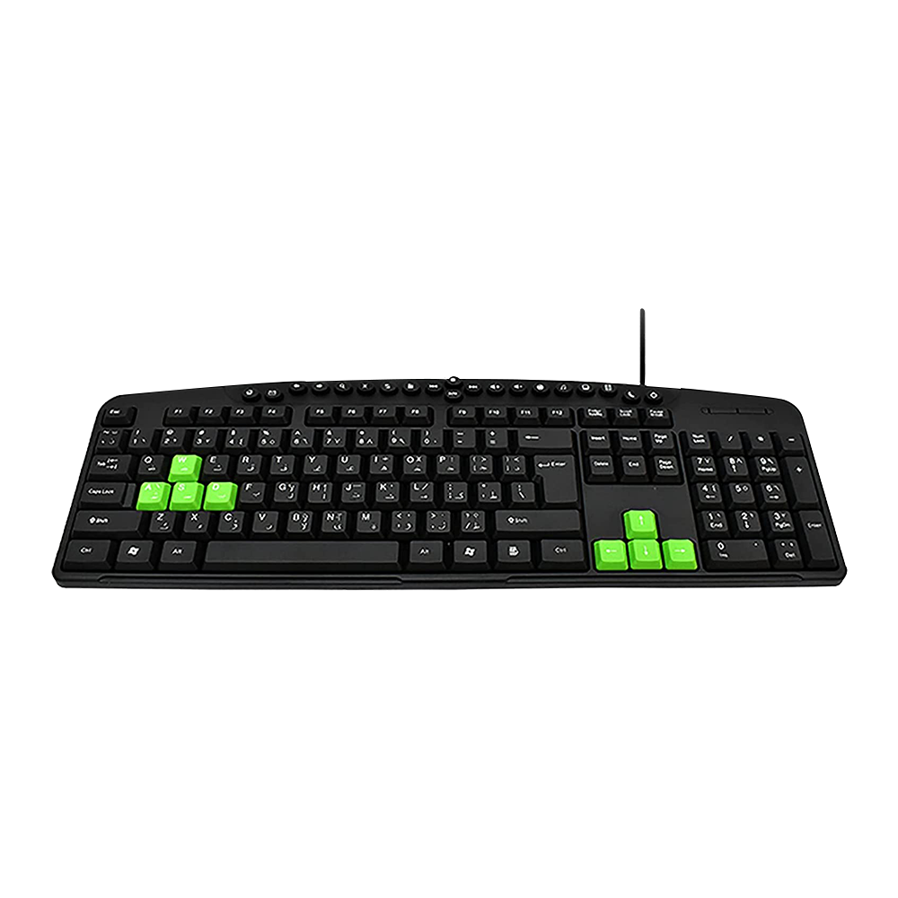 Zero ZR-2608 Wired Multimedia Keyboard