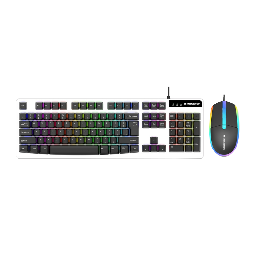 Keyboard + Mouse Wired Monster Airmars Km1 Pro