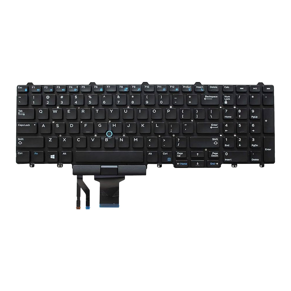 Keyboard Laptop Dell Latitude Full (E5550 - E5570 - E5580 - 5590 - 5591 - Precision 3510 - 3520 - 7510 - 7520 - 7710 - 7720)