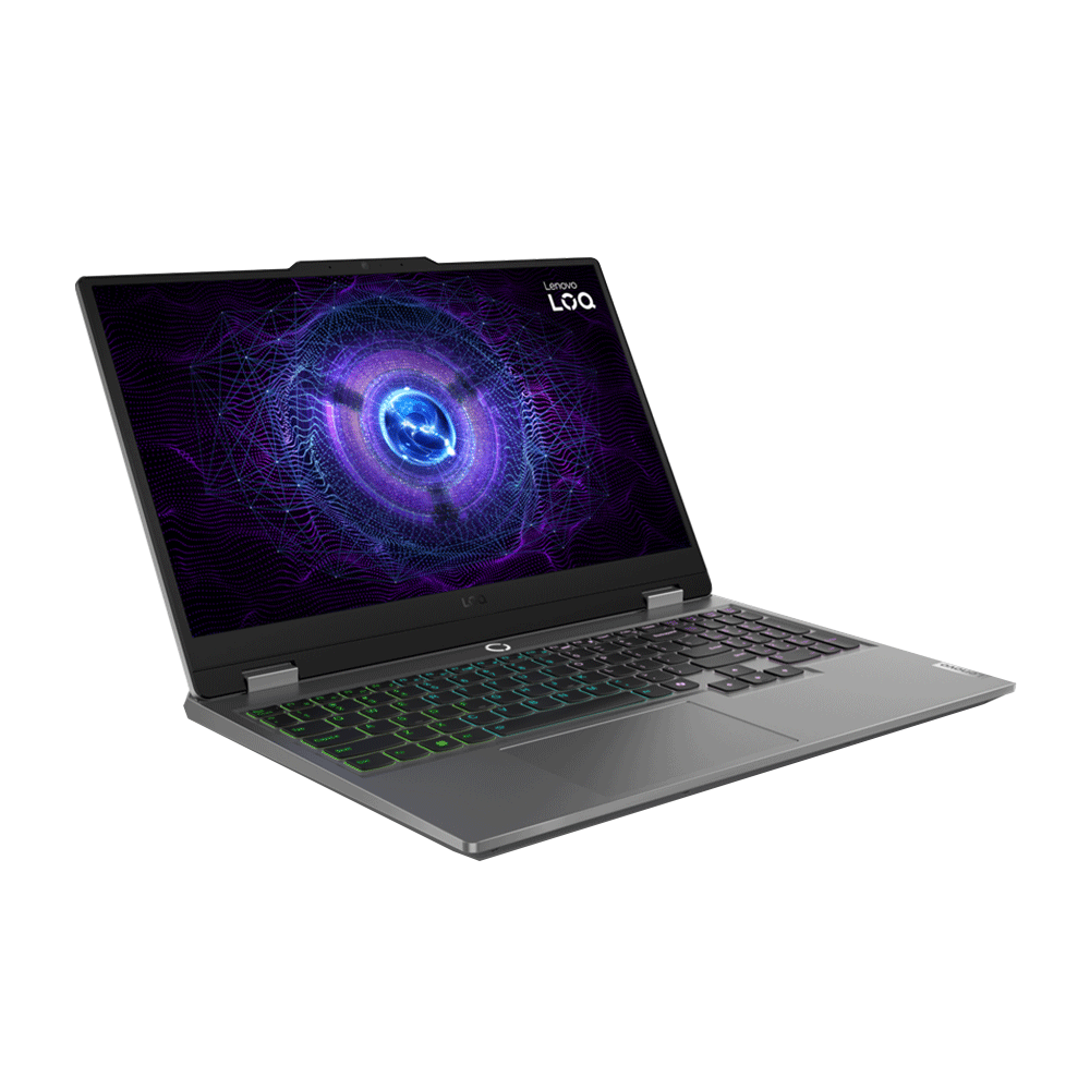Lenovo LOQ 15IAX9 Gaming Laptop (Intel Core i5/12450HX - 12G DDR5 - 512G M.2 NVMe - Nvidia RTX 2050 4G DDR6 -15.6 Inch FHD IPS 144Hz - Win11) - Luna Grey