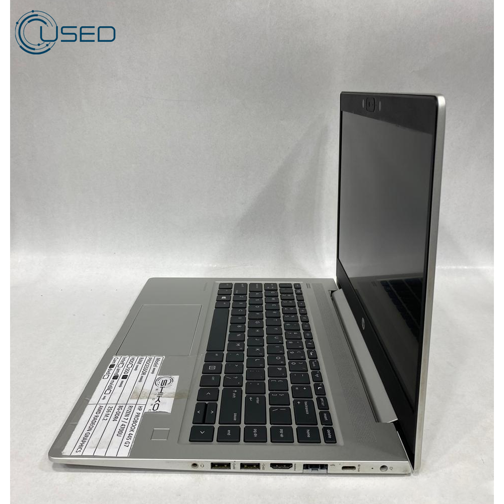 HP ProBook 445 G7 Laptop (AMD Ryzen 3/4300U - 8GB DDR4 - 256G M.2 NVMe - AMD Radeon Graphics  - 14.0 Inch HD - Cam) Original Used