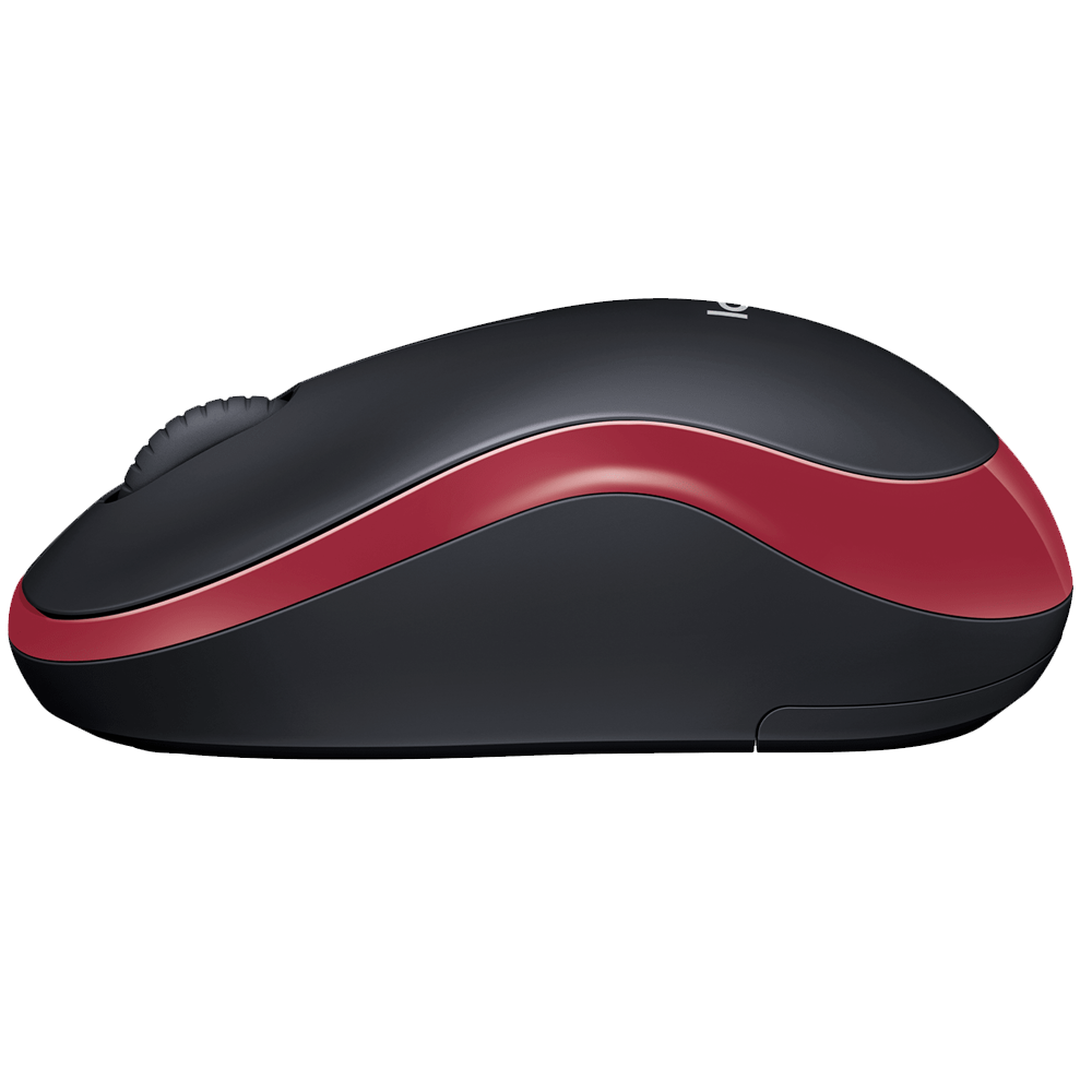 Logitech M185 Wireless Mouse 1000DPI - Red