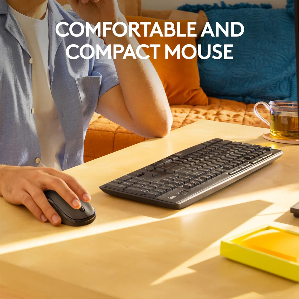 Logitech Mk295 Silent Wireless Keyboard + Mouse Combo