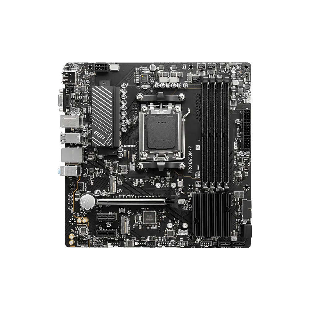 MSI PRO B650M-P DDR5 AM5 AMD Motherboard
