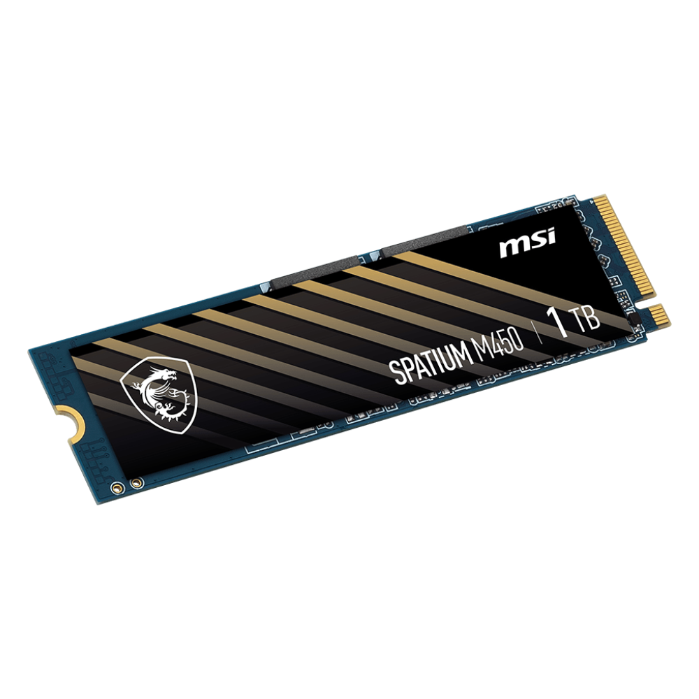MSI Spatium M450 1TB PCIe 4.0 NVMe M.2 SSD