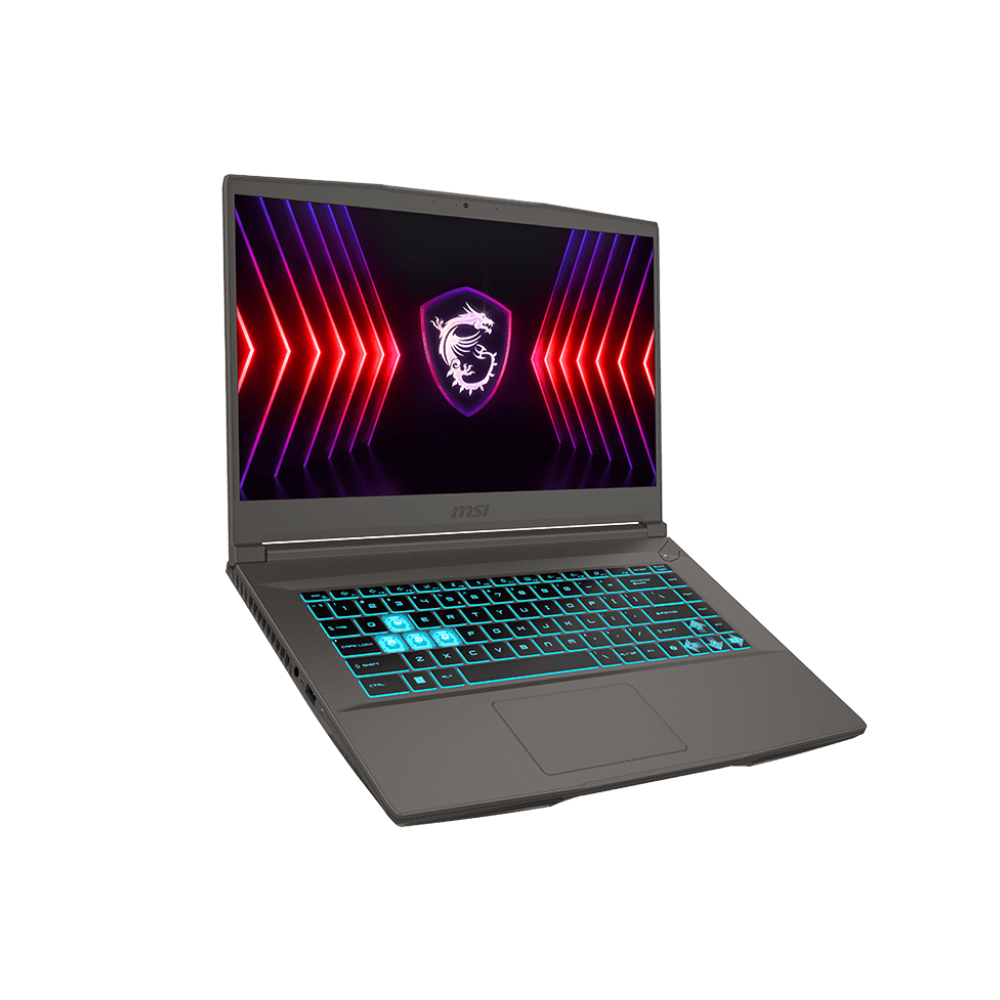 MSI Thin 15 B13UC-2615XEG Laptop (Intel Core i7/13620H - 16GB DDR4 - 512GB M.2 NVMe - Nvidia RTX 3050 4GB DDR6 - 15.6 Inch FHD IPS 144Hz) - Gray