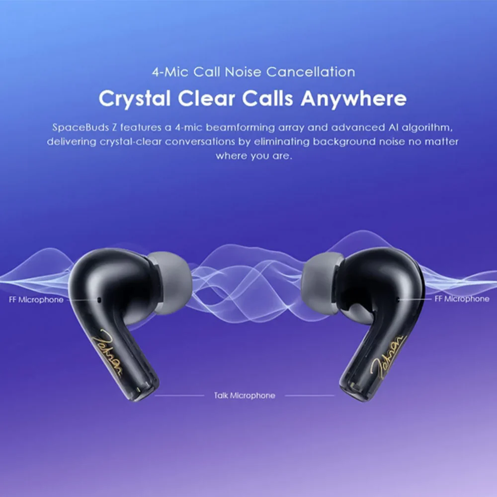 Oraimo SpaceBuds Z OTW-625 ANC Wireless Earbuds - Elemental Blue