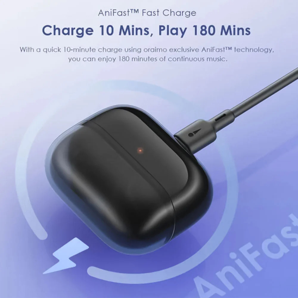 Oraimo SpaceBuds Z OTW-625 ANC Wireless Earbuds - Elemental Blue