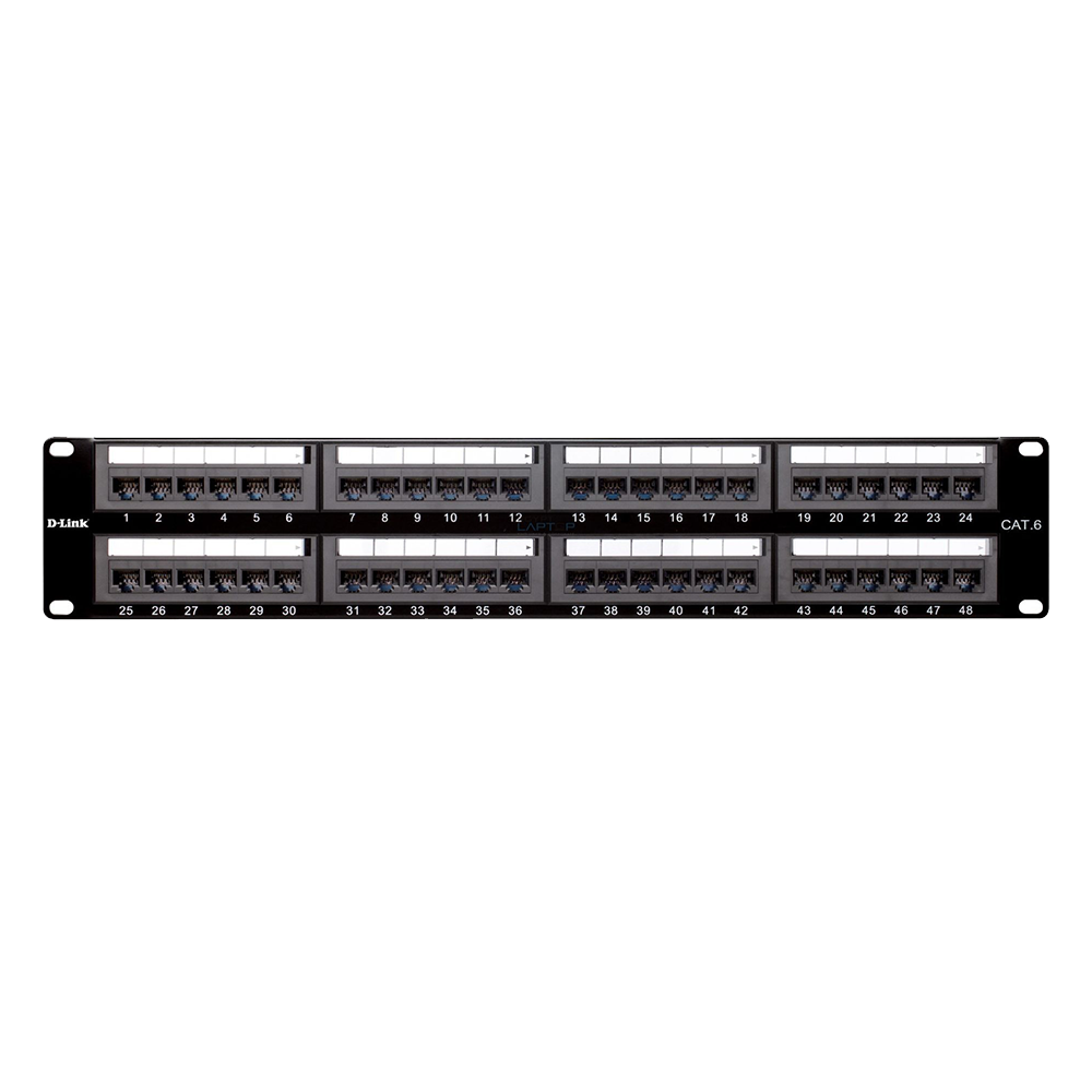 D-LINK NPP-C61BLK241 Cat6 48-Port Patch Panel
