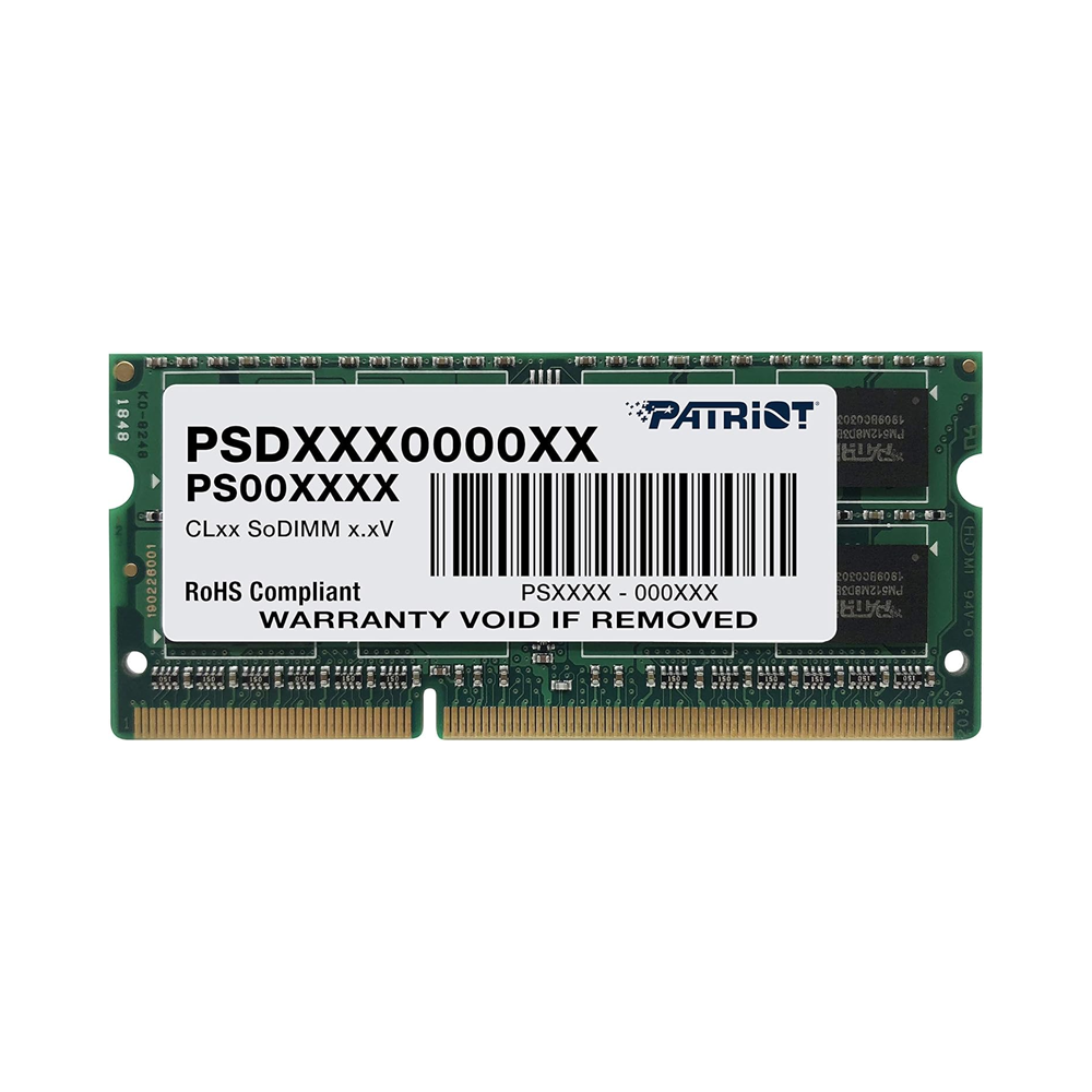 Patriot 4GB DDR3 1600MHz Laptop RAM