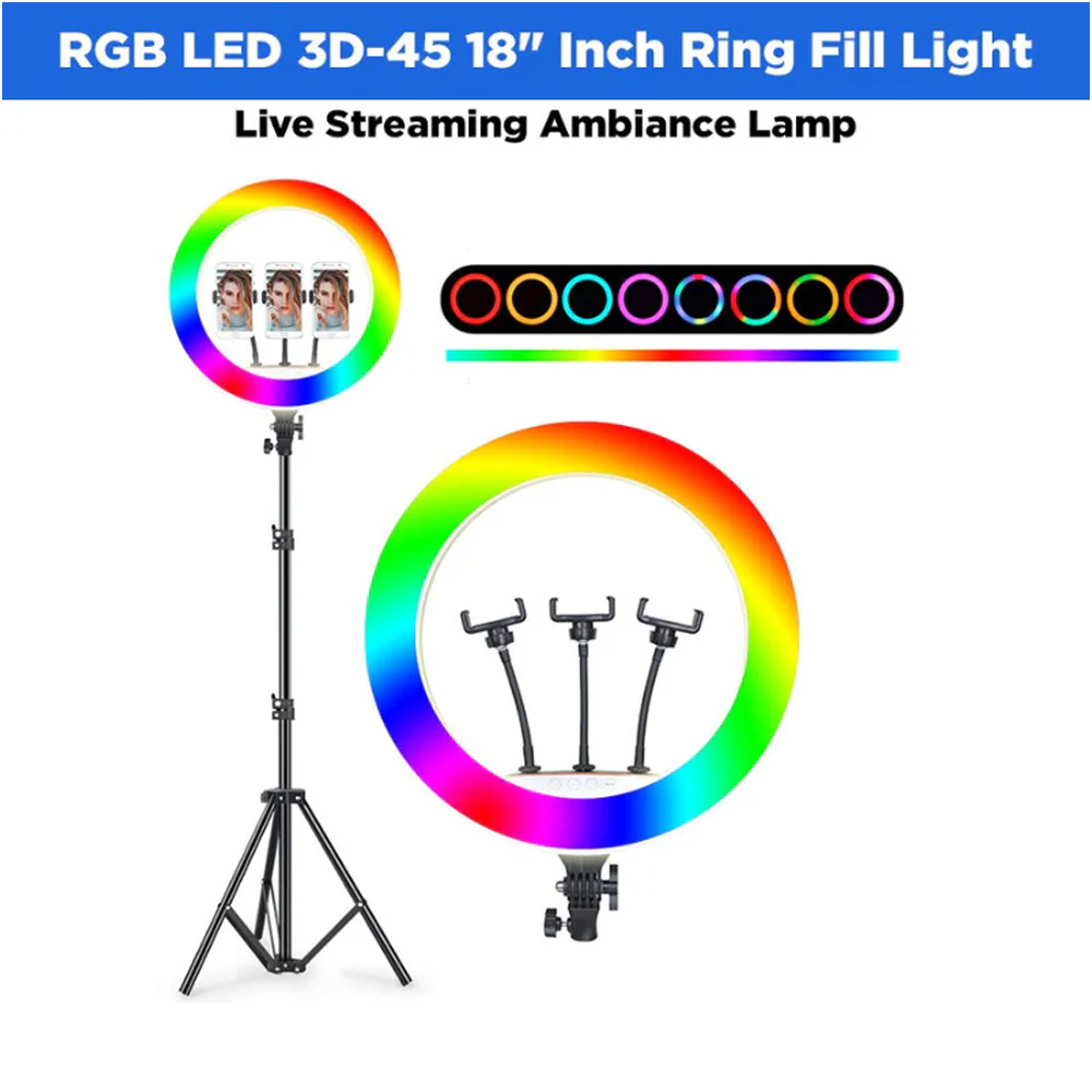 Ring Light 18 Inch + Remote 3D-45 Rgb
