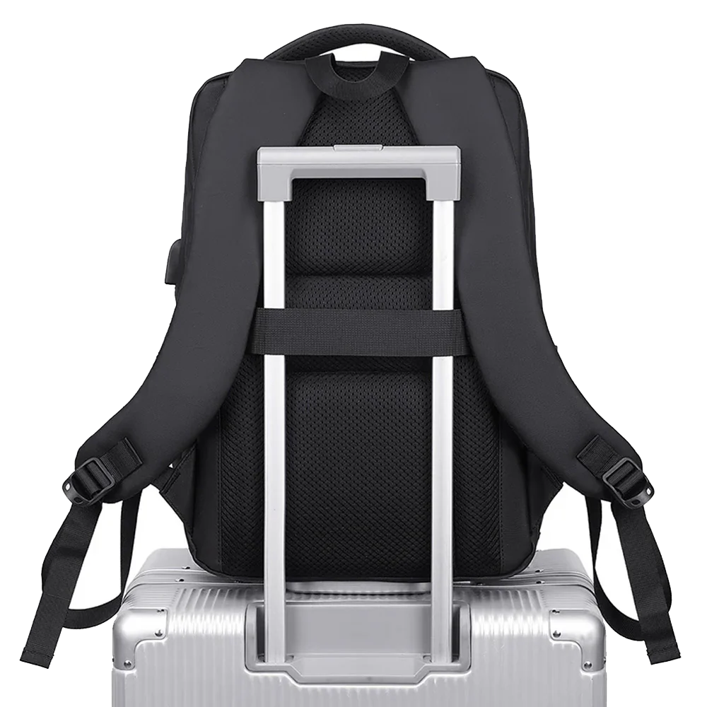 Rahala A902 15.6 Inch Laptop Backpack - Black