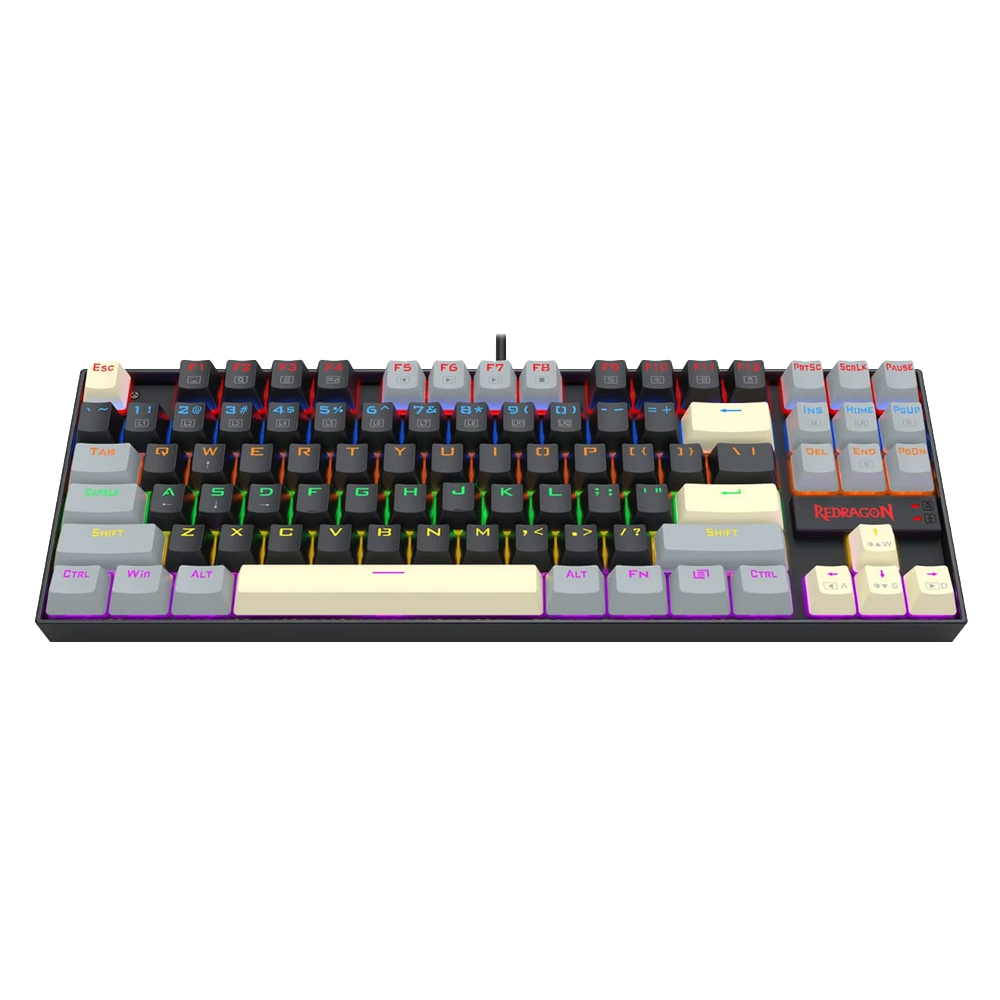 Redragon Kumara K552LGY-R Red Switch Wired Mechanical Gaming Keyboard