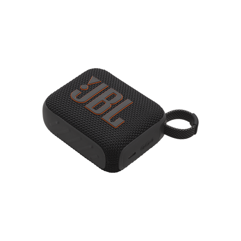 JBL Go 4 Portable Waterproof Bluetooth Speaker - Black