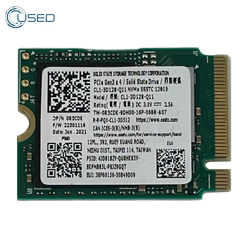 SSSTC 128GB NVMe M.2 SSD 2230 (Original Used)