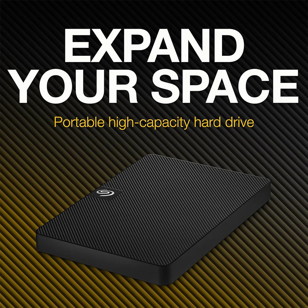 Seagate Expansion 2TB External HDD - Black