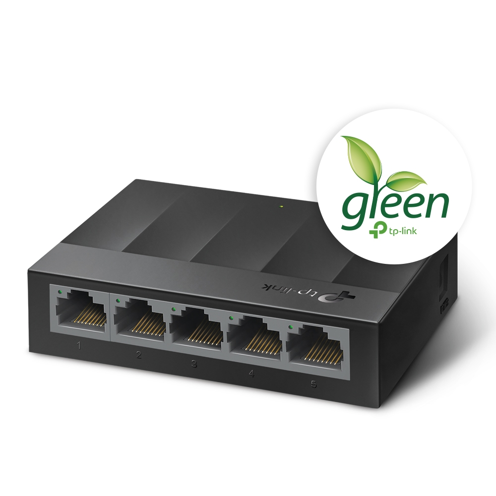 TP-Link LS1005G 5-Port 10/100/1000Mbps Desktop Switch