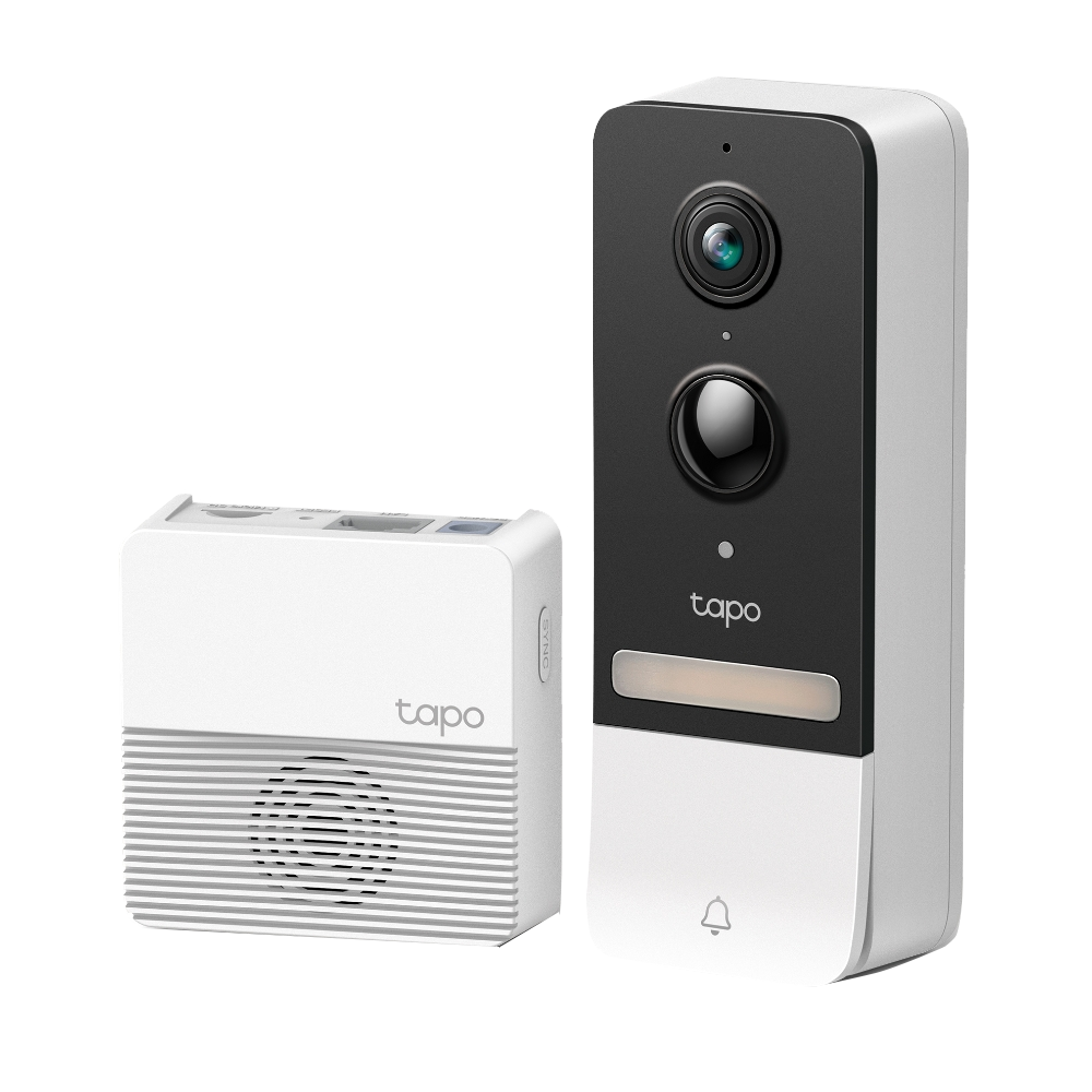 TP-Link Tapo D230S1 Smart Video Doorbell 2K/5MP 2.1mm Camera (Color Night Vision)
