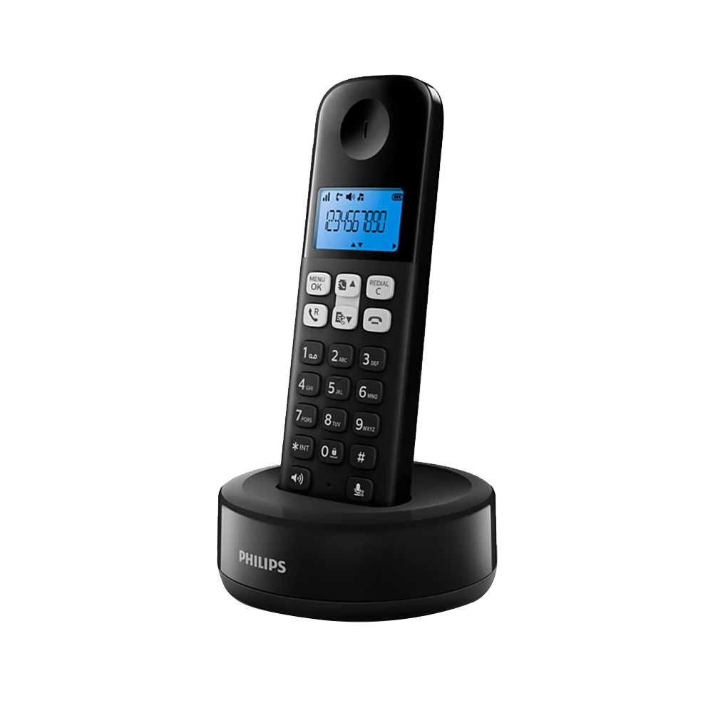 Philips D1611B/63 Cordless Telephone - Black
