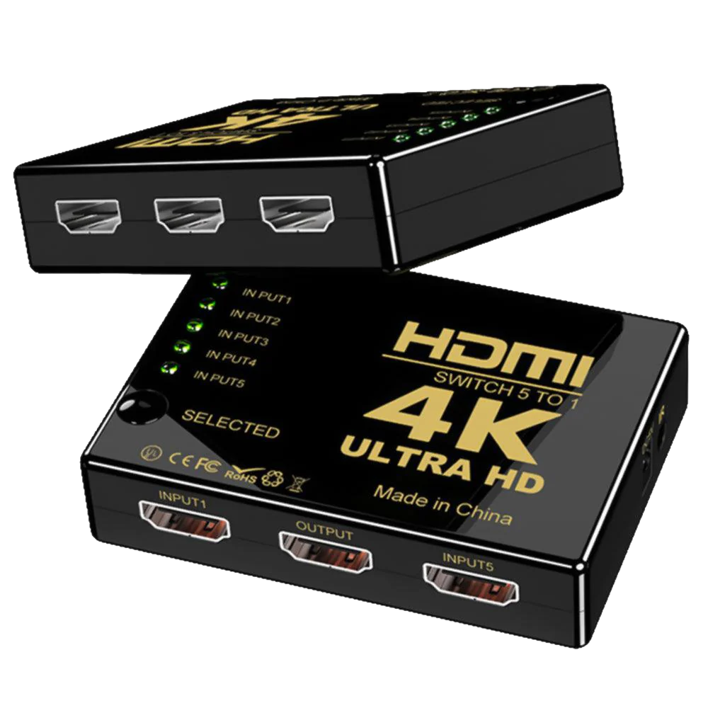 Switch HDMI 5Port P-Tech Uh-501 + Remote