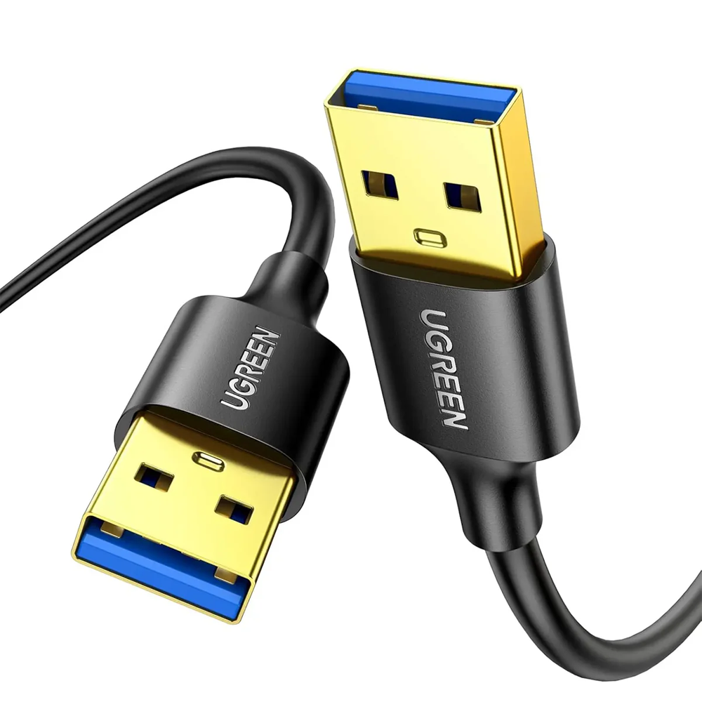 Ugreen 10370 USB 3.0 Male to Male Data Cable 1m - Black