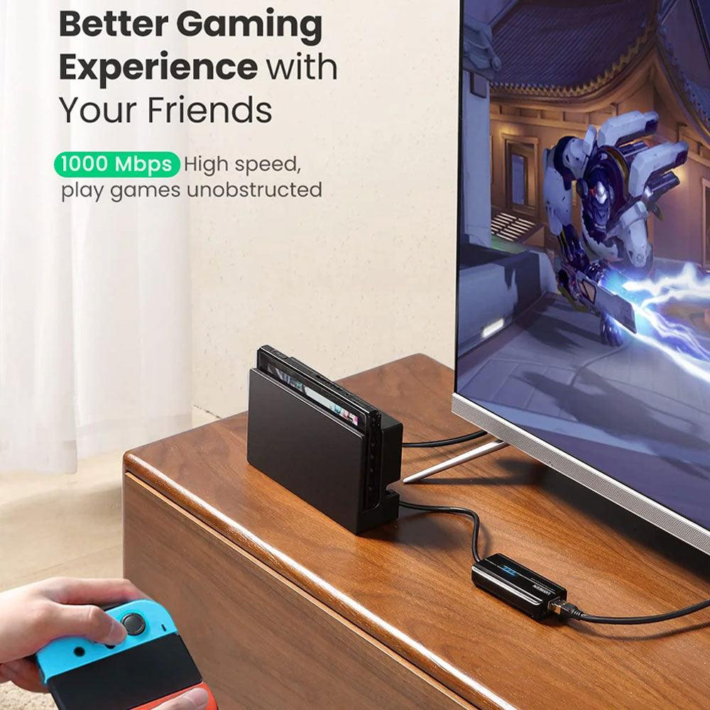 Ugreen 20265 3-Port USB 3.0 HUB With Gigabit Ethernet Adapter