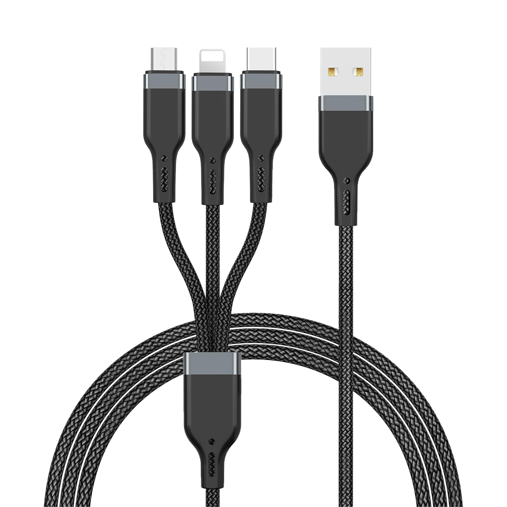 WIWU PT05 Platinum Cable Multi (Lightning - Type-C - Micro USB)) 1.20m