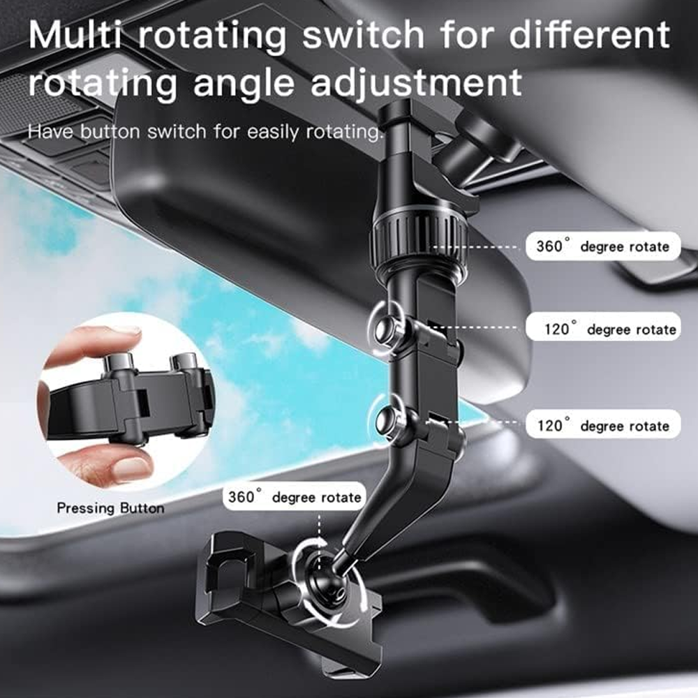 Yesido C192 Rearview Mirror Car Mobile Holder