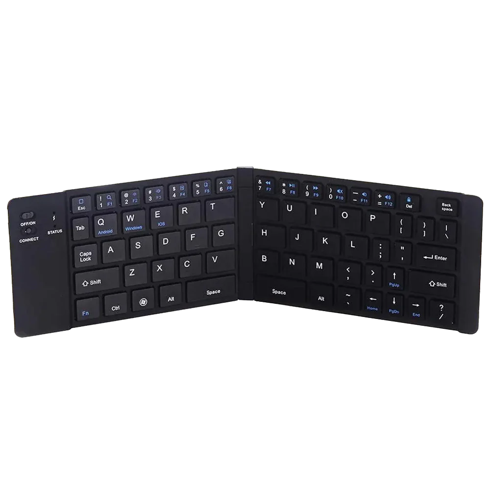 Zero ZR-3606 Foldable Rechargeable Bluetooth Keyboard