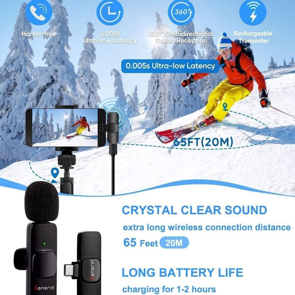 General G30 Type-C 2.4GHz Wireless Microphone System